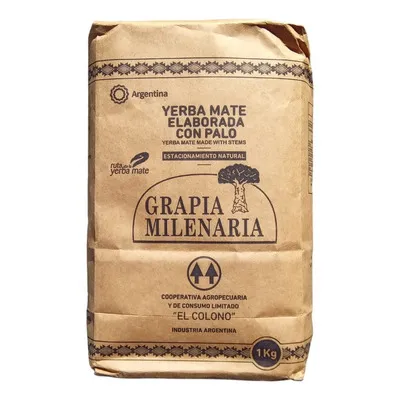 yerba grapia milenaria 1k